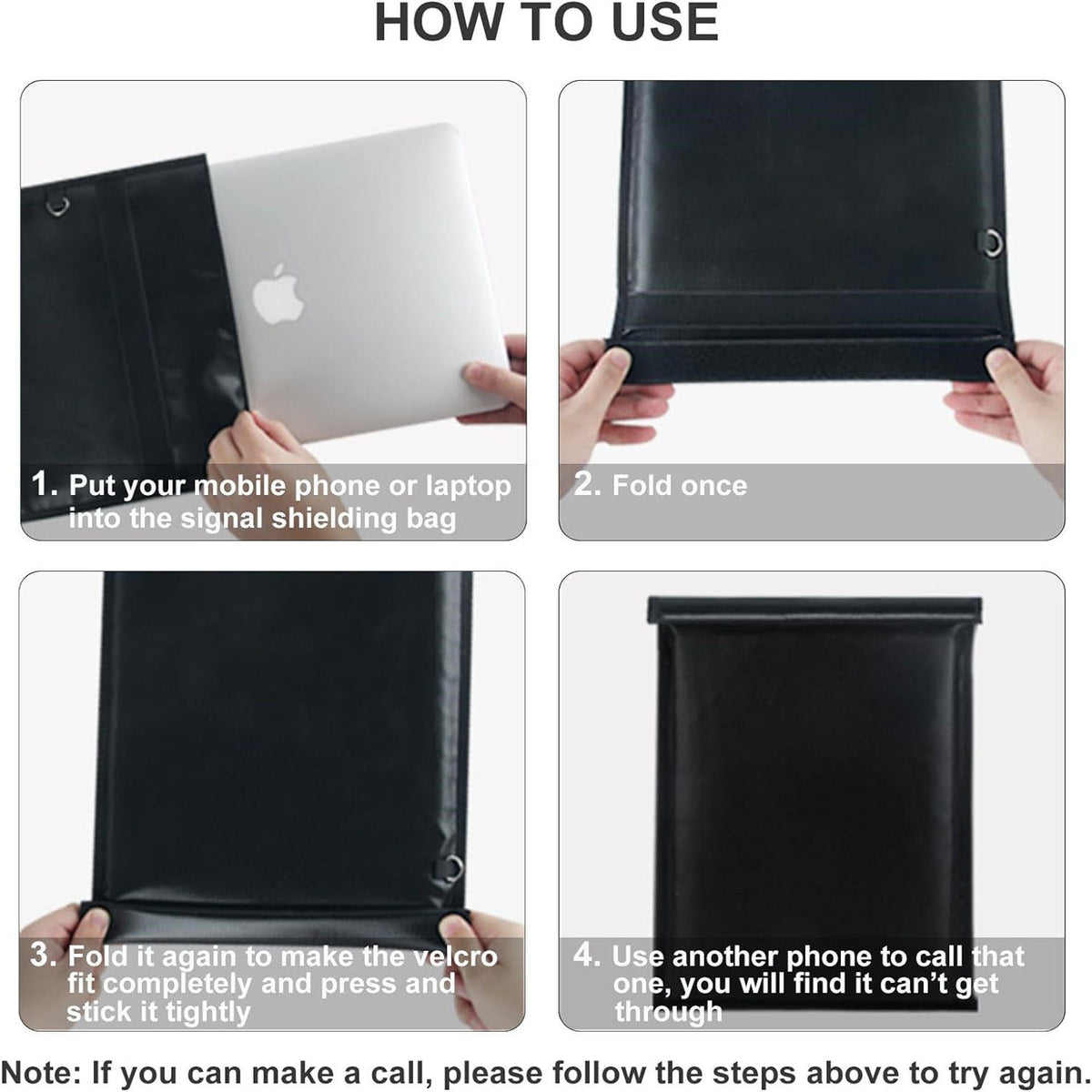 Faraday Bag - Signal Blocking Pouch for Phones & Car Key Fobs
